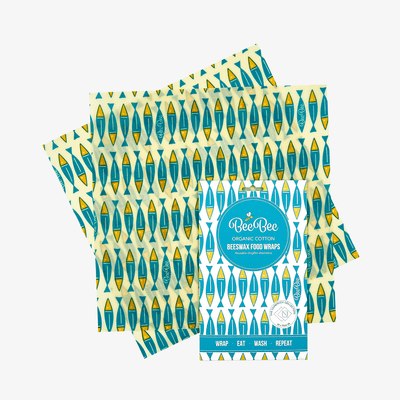Beeswax Wraps - Sandwich Pack (2)