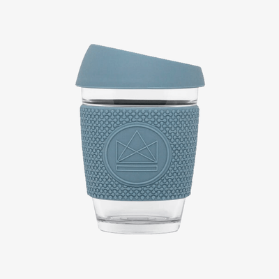 Reusable Glass Coffee Cup - 12oz/340ml