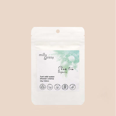 Shower Crème Refill - Shea Tree 500ml - Milly & Sissy - Body Wash & Soaps, Compostable, Milly & Sissy, Natural, Plastic Free, Vegan Friendly - The Ideal Sunday